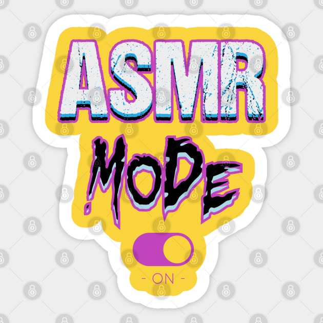 ASMR mode on Sticker by lepetitcalamar